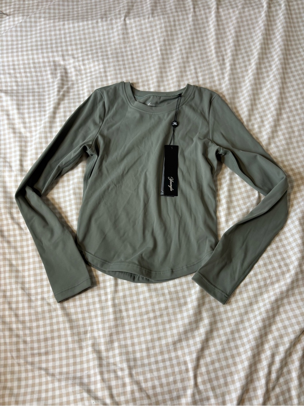 Young LA Green Seamless Long Sleeve